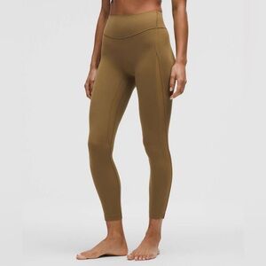 Lululemon Nulu HR Mesh Panel Tight 25” New Seam Free All spice NWT